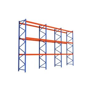 Raft pentru depozitare paleti 5760mm x Adancime 1100mm x Inaltime 4500mm, 3300kg/nivel/24 europaleti