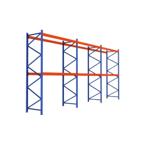 Raft pentru depozitare paleti 5760mm x Adancime 1100mm x Inaltime 3500mm, 3300kg/nivel/18 europaleti