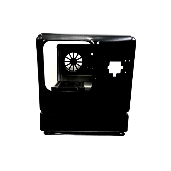Черен метален корпус, подходящ за квадратни дизелови печки  Smart Heater.