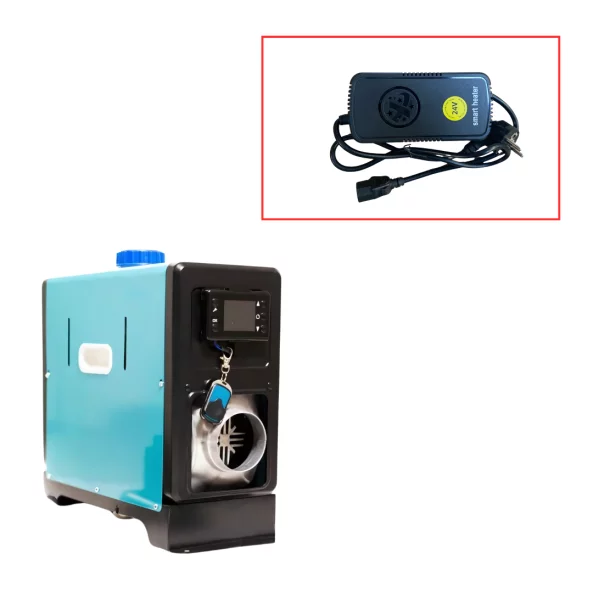 Пренаосим премиум дизелол отоплител , мощност 8 KW, 12V, 24V и по избор 220V, алуминиев корпус и японска запалителна свещ Kyocera, включена еко такса..