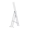Scara profesionala din aluminiu, 3 tronsoane 3 x 12 trepte