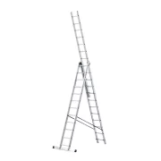 Scara profesionala din aluminiu, 3 tronsoane 3 x 12 trepte