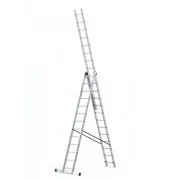 Scara profesionala din aluminiu, 3 tronsoane 3 x 13 trepte