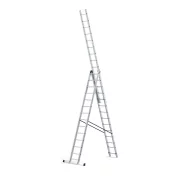 Scara profesionala din aluminiu, 3 tronsoane 3 x 14 trepte