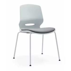 Scaun de birou ergonomic, fix cu picioare metalice , design modern și elegant ,calitate premium ,dimensiuni 400*440*835 mm