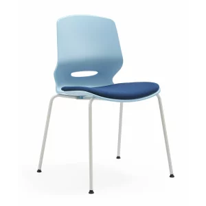 Scaun de birou ergonomic, fix cu picioare metalice , design modern și elegant ,calitate premium ,dimensiuni 400*440*835 mm