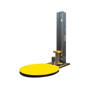 Masina de infoliat paleti automata fara rampa cu masa rotativa