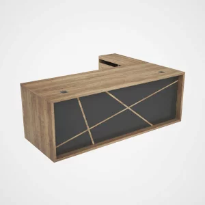 Birou directorial cu dulap lateral mobil ,design modern și elegant ,calitate premium , dimensiuni 1800*900*750