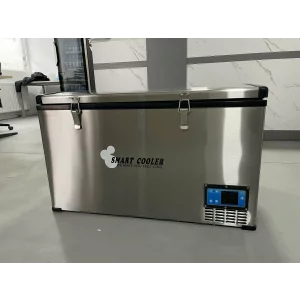 PRODUS RESIGILAT! Frigider auto cu compresor smart cooler 110L , 12/24V, cu display LCD si bluetooth