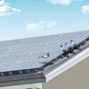 Zashchitna mrezha za fotovoltaichni paneli, potsinkovana stomana 200 mm x 30 m