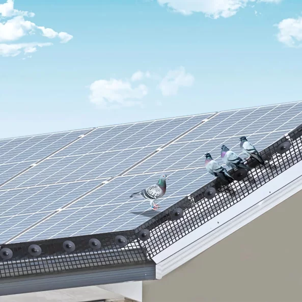 Zashchitna mrezha za fotovoltaichni paneli, potsinkovana stomana 200 mm x 30 m