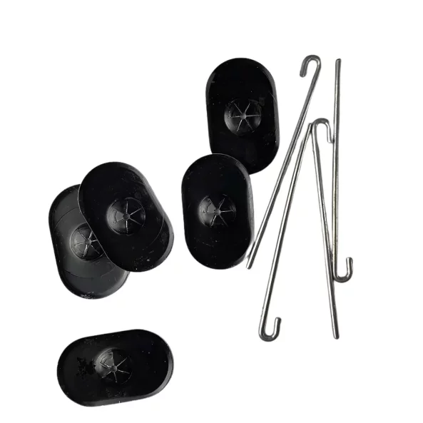 50 db aluminium kampos keszlet a fotovoltaikus panel vedohalo rogzitesehez