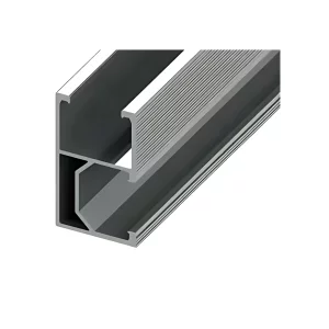 Sina aluminiu prindere laterala panouri solare fotovoltaice lungime 2,2 m latime 26 mm inaltime 42 mm