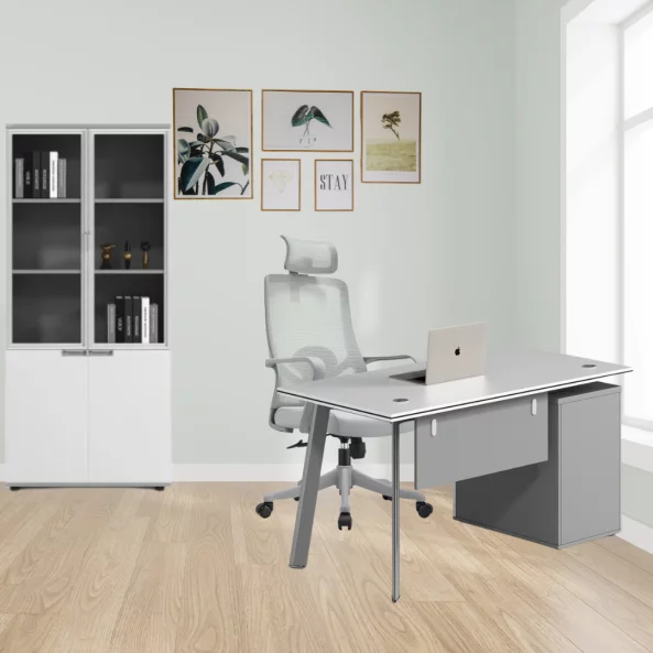 Komplekt ofis mebeli s moderen i eleganten dizain, premium kachestvo