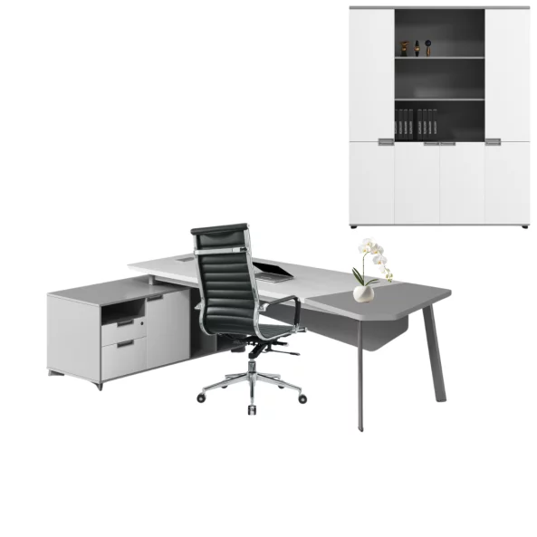 Komplekt ofis mebeli s moderen i eleganten dizain, premium kachestvo