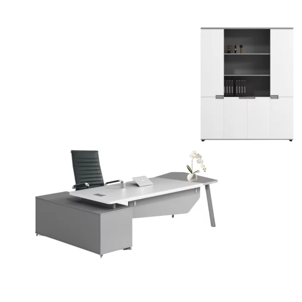 Komplekt ofis mebeli s moderen i eleganten dizain, premium kachestvo