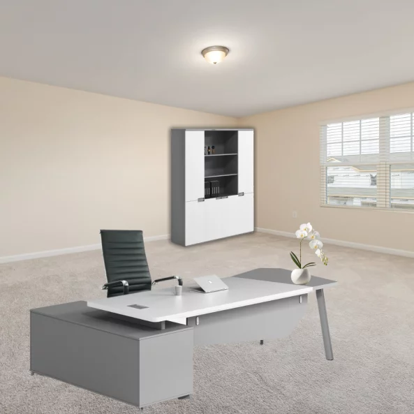 Komplekt ofis mebeli s moderen i eleganten dizain, premium kachestvo
