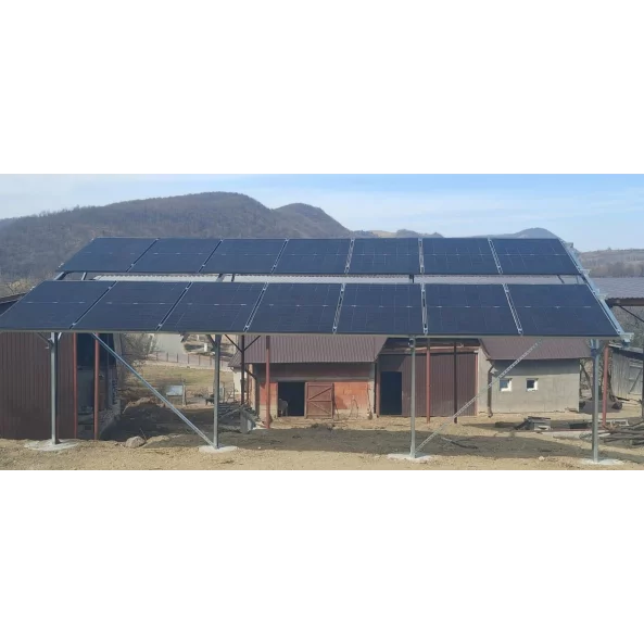 Stomanena konstruktsiia za montazh na fotovoltaichni paneli, reguliruem iegiel-8 Kw
