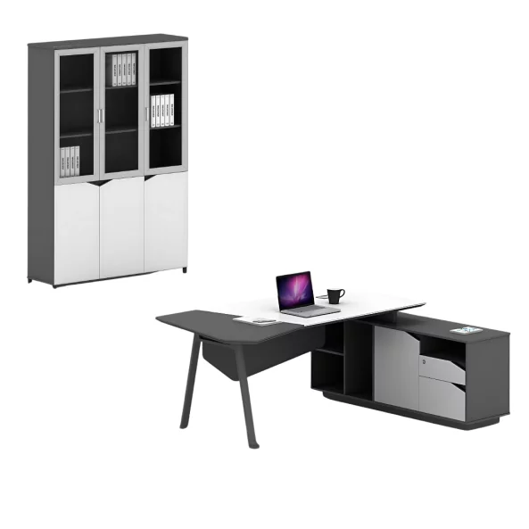 Komplekt ofis mebeli s moderen i eleganten dizain, premium kachestvo