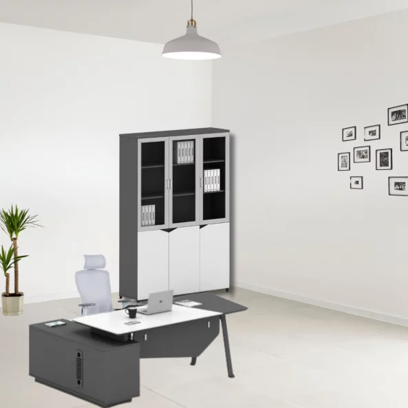 Komplekt ofis mebeli s moderen i eleganten dizain, premium kachestvo