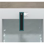 Moderen sanitaren kran, LED displei za temperatura, montazh na edin otvor