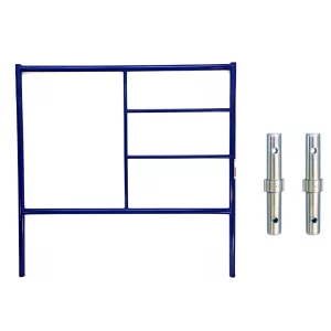 Bastidor de andamio de acero 1800 L *1219 l * 1700 h con 2 elementos de unión