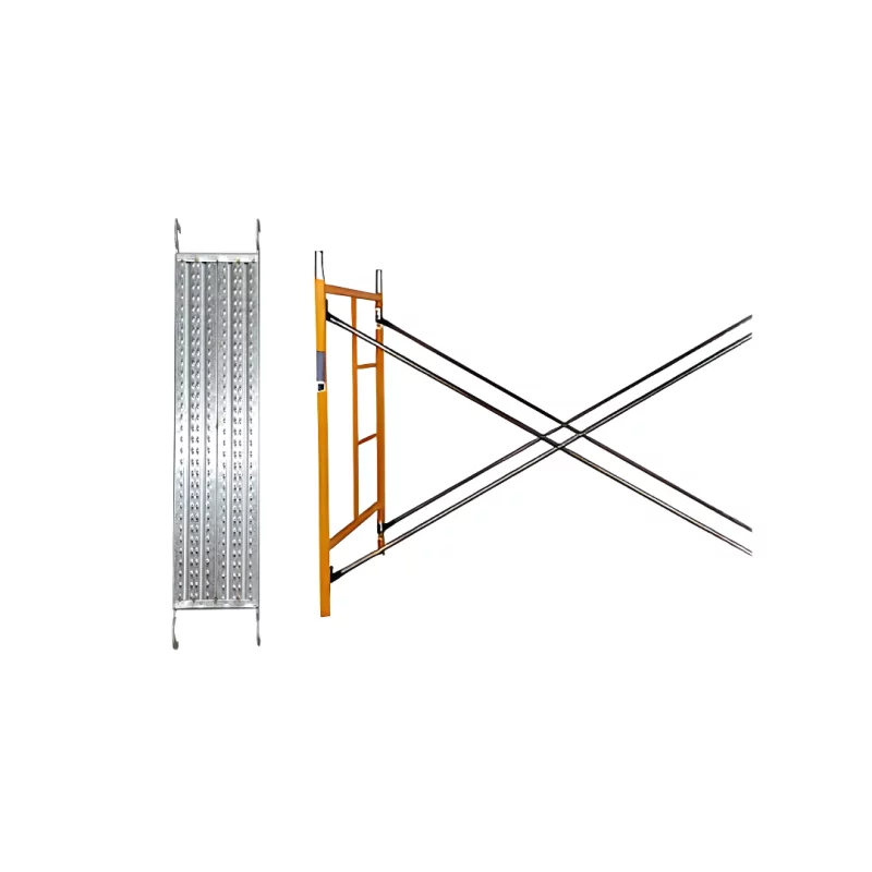 Extensie schela otel 1800 L *900 l * 2000 h cu 2 diagonale , o platformă, un picior si 2 elementi imbinare