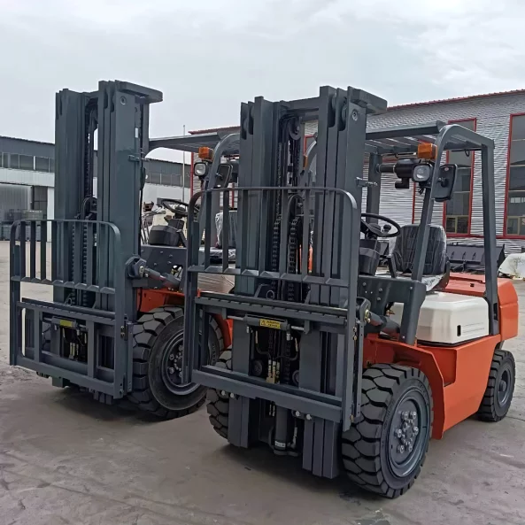 Stivuitor diesel cutie automata , 3500 kg ,inaltime de ridicare de la 3 m la 6 m , translatie stanga-dreapta