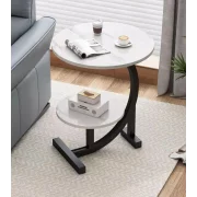 Moderna kholna masa – Eleganten dizain ot MDF i metal s razmeri 40x40x60 sm