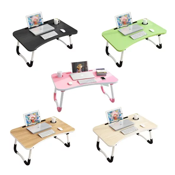 Sgievaema masa za laptop, 60x40x28sm, zelena – Moderen dizain ot MDF i metal
