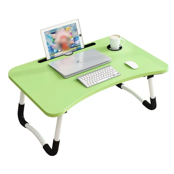 Sgievaema masa za laptop, 60x40x28sm, zelena – Moderen dizain ot MDF i metal