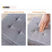 Taburetka s miasto za siekhranenie, 30x30x35sm, Sinia – Moderen dizain ot damaska i gieba