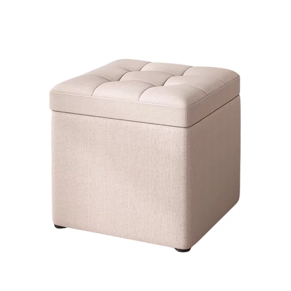 Taburetka s miasto za siekhranenie, 30x30x35sm, Kremava – Moderen dizain ot plat i gieba