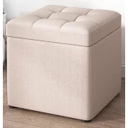 Taburetka s miasto za siekhranenie, 30x30x35sm, Kremava – Moderen dizain ot plat i gieba