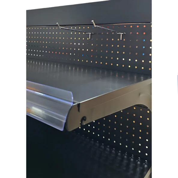 Рафт за съхранение от стомана, подходяща за HORECA, с размери L1200 x l 400 мм.
