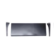 Рафт за съхранение от стомана, подходяща за HORECA, с размери L1200 x l 400 мм.