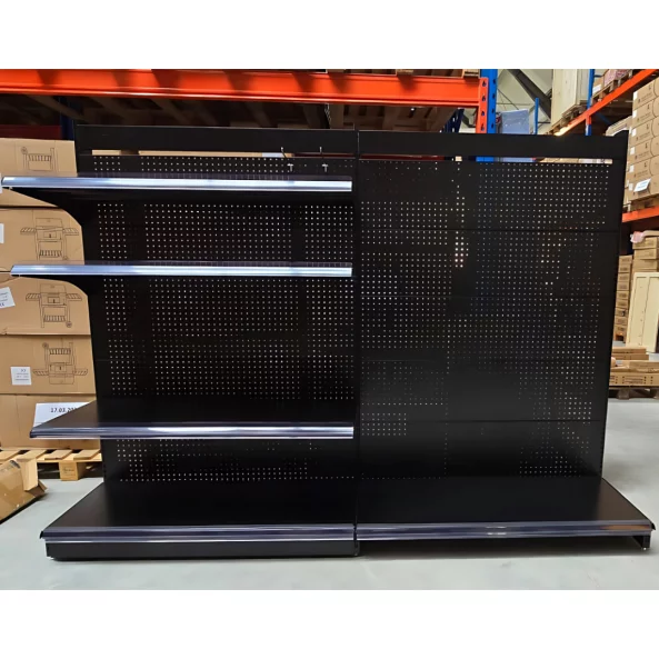 Acel tarolopolc-hosszabbitas, HORECA-hoz alkalmas, meretek H 1200x Sz 450xM 1800 mm