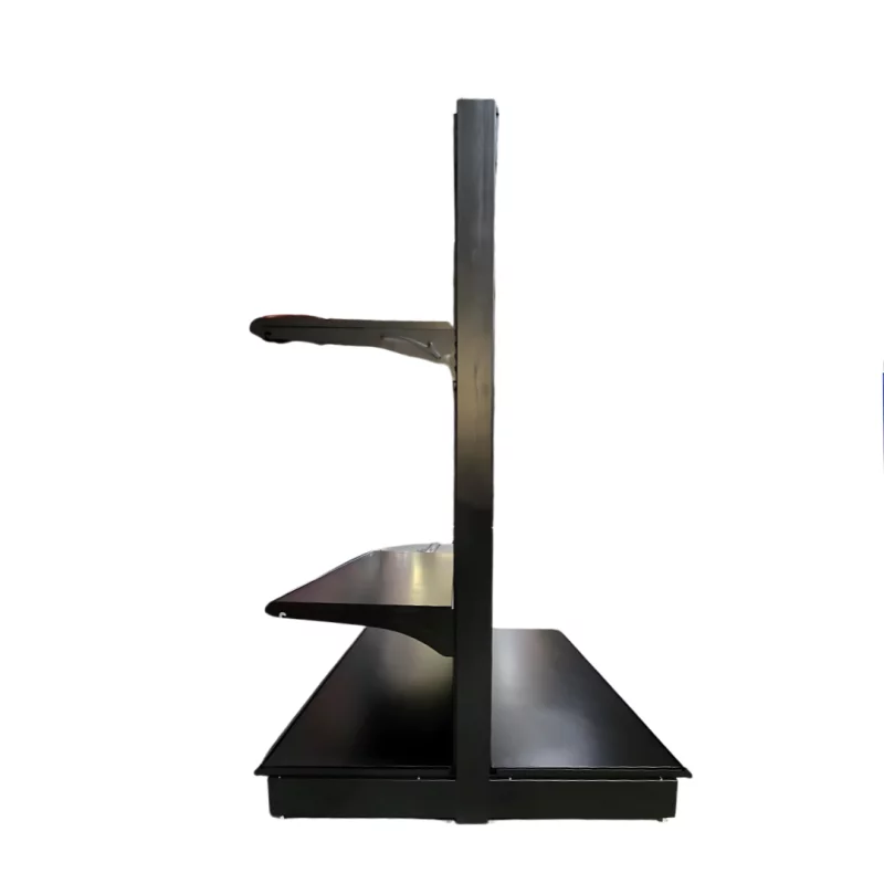 Raft dublu de depozitare din otel , pretabil HORECA , dimensiuni L 1200x l 1000x H 1600 mm