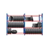 Професипонален стелаж за съхранение на гуми L3900x600xH2000, 2400 кг.