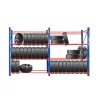 Професионален стелааж за съхранение на гуми  L3900x600xH2000, 4000 кг.