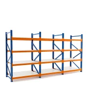Професионален стелаж за съхранение  L5800x600xH2000, 3600 кг.
