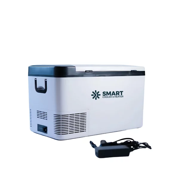 Frigorífico para coche con compresor smartcooler 25l, 12/24 V, con pantalla LCD y bluetooth, verde IVA incluido