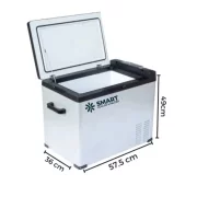 Frigider auto cu compresor smart cooler 50L , 12/24 V , cu display LCD si bluetooth, taxa verde inclusa