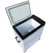 Auto hutoszekreny intelligens hutokompresszorral 75L, 12/24V, LCD kijelzovel es Bluetooth-al, zold adot tartalmaz