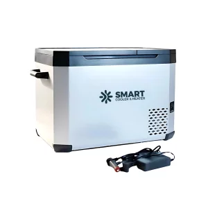 Frigider auto cu compresor smart cooler, cu bluetooth, zona dubla de racire, capacitate 32.2L, taxa verde inclusa