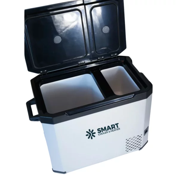Автомобилен хладилник с компресор Smart Cooler, с Bluetooth, двоична охладителна зона, капацитет 40,2L, платена Еко такса