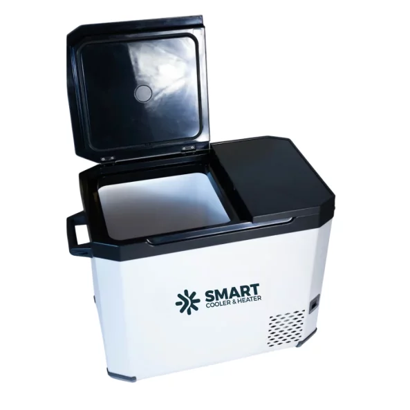 Автомобилен хладилник с компресор Smart Cooler, с Bluetooth, двоична охладителна зона, капацитет 40,2L, платена Еко такса