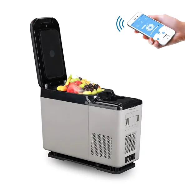 Frigider auto, tip cotiera, cu compresor smart cooler 15L, cu display LCD si bluetooth,taxa verde inclusa
