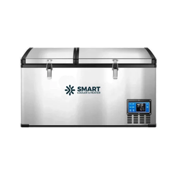 Автомобилен хладилник с компресор SMART COOLER, вместимост 80L, с Bluetooth и двойна зона за охлаждане, включена Еко такса