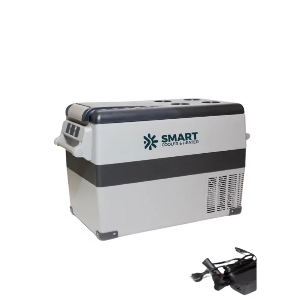 Frigorífico para coche con compresor smartcooler CF45, 12/24 V, con pantalla LCD y bluetooth
